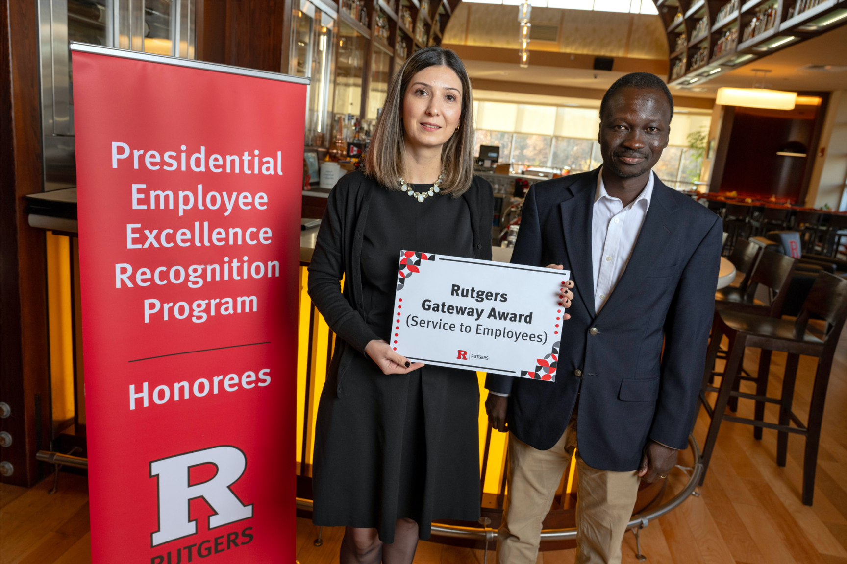 Filiz Carus Ozen and Niamboue Bado